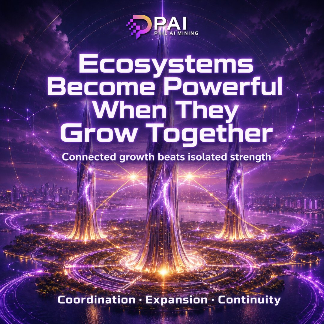 PhilAI_'s tweet photo. 🤝 Truly strong ecosystems are not built on isolated strength. \nThey grow when different roles, modules, and participants connect and move together.
That’s the kind of ecosystem logic NEVO values. 🌍🔗

#PAI #PhilAI #DistributedInfrastructure #Coordination https://t.co/S13NM4bXIs