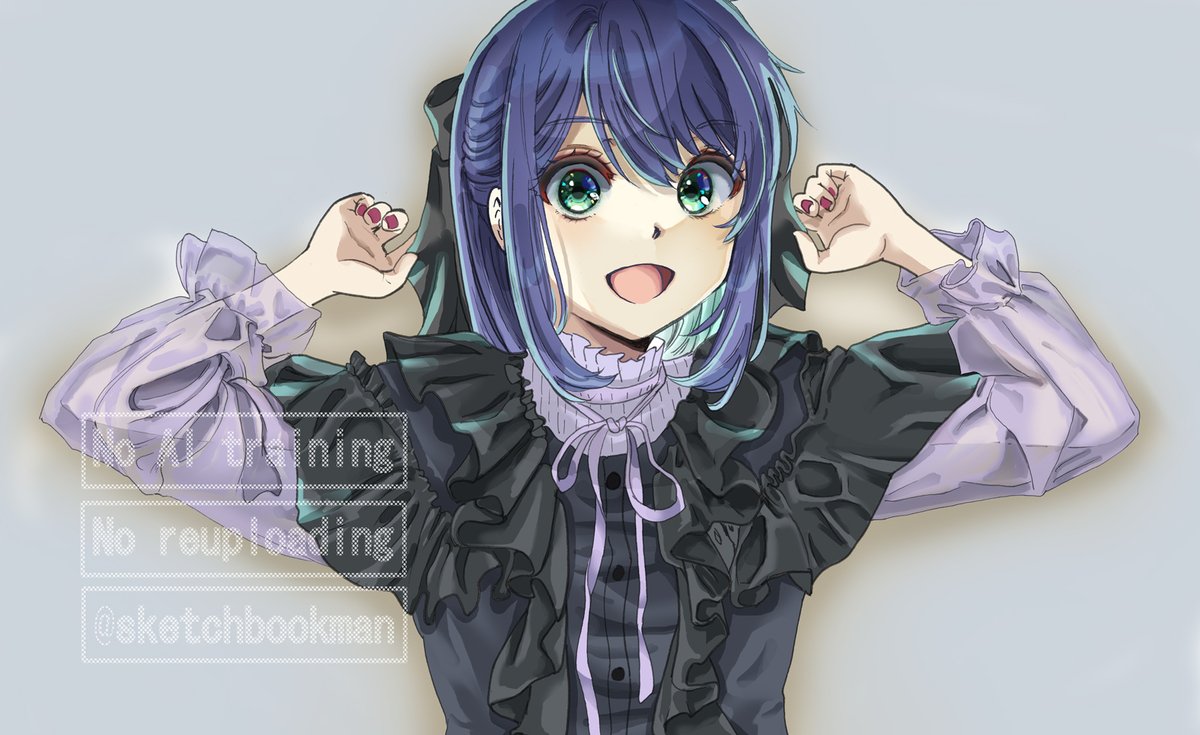 もう懐かしさを感じるAJの石見舞菜香ちゃんを黒川あかねちゃんで描いて