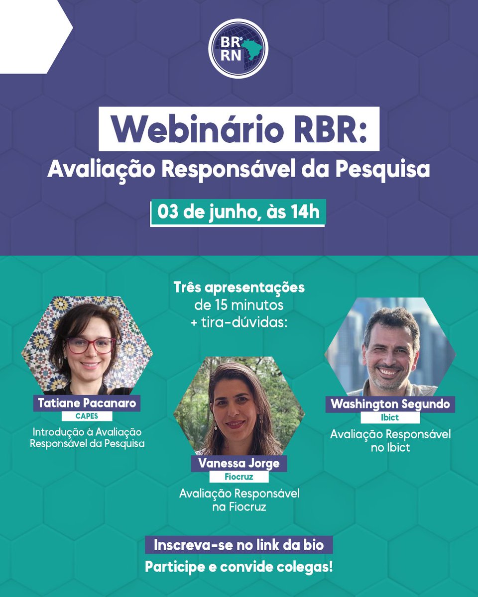 Rede Brasileira de Reprodutibilidade tweet media