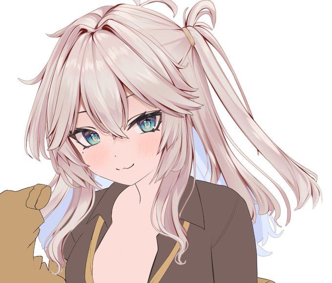 自分で考えて頭ん中でこねくり回すより一回模写する方が何倍も得るものがある それは分かっているんだが… というわけで模写した経験を活かしたつむぎちゃん 明るい髪の時はめっちゃ彩度高い色で線画描くって言うのがめちゃデッカい収穫 いっつも彩度低い線でなんか濁ってる感じだったり薄くし過ぎて