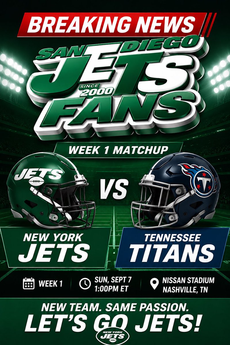 SDJetsFans's tweet photo. Ya’ll be ready
#JetUp  #Jets #TakeFlight #sdjetsfans https://t.co/2oLwR7Bibm