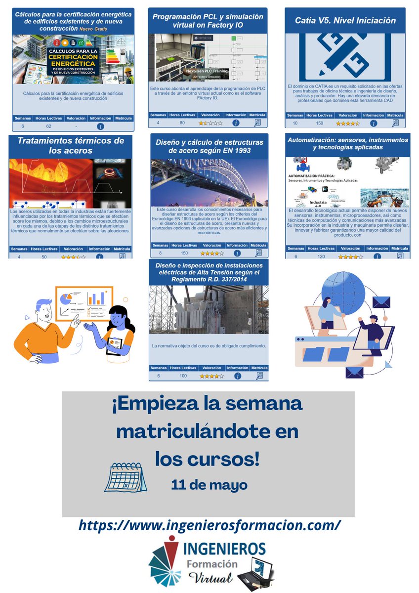 coititf's tweet photo. 📚⚙️ Cursos de la semana en Ingenieros Formación

📝 Consulta la oferta formativa:

👉 https://t.co/Em83uIhrms

#Ingeniería #Formación #DesarrolloProfesional #AprendizajeContinuo https://t.co/9UrraMR3MT