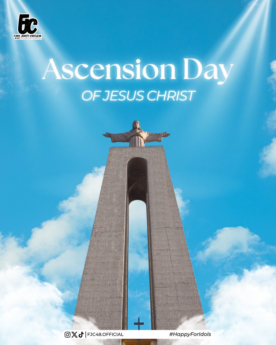 FJC48_OFFICIAL's tweet photo. selamat memperingati hari kenaikan tuhan yesus✨🕊️ https://t.co/m1TSPcu3rl