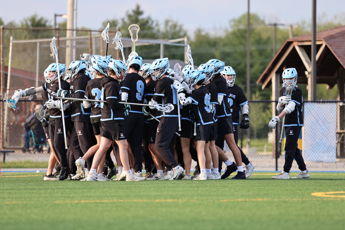 SJLax's tweet photo. Strong finish to the regular season. Saint Joe defeats Homestead 9–1 in Fort Wayne and finishes 11–3. JV also ends the regular season with a win, 11-0 over the Spartans. #HuskyLax #WeAreSaintJoe https://t.co/FlagnG9MiA