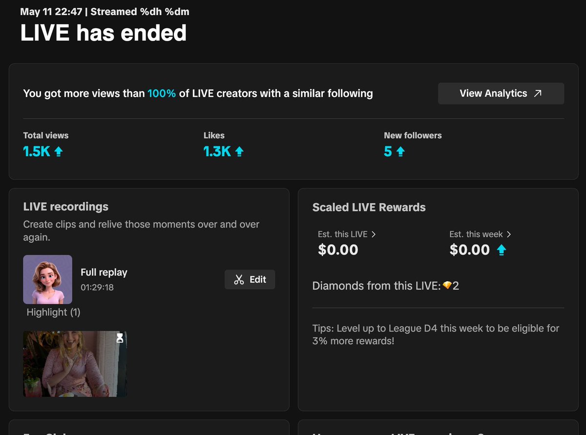 Its_just_Gable's tweet photo. UNBELIEVABLE! My heart is bursting! ❤️ Last night's TikTok Live hit an incredible 5K concurrent viewers and 1.5K total views! 🤯 Thank you, thank you, thank you to every single one of you who tuned in, chatted, and shared the love. You make this journey so special. #TikTokLive https://t.co/gxORLjAQAn