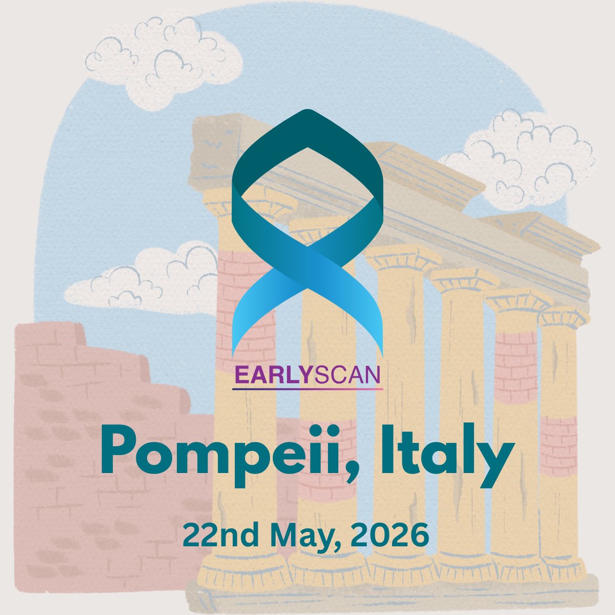 disarmeu's tweet photo. Just days to go until the first in-person EARLYSCAN cluster meeting in Pompeii 🏛️

DISARM EU, PREDI-LYNCH, and the SHIELD project partners will come together to strengthen collaboration on earlier detection of heritable cancers💙

#HaDEA #CancerMission https://t.co/yJN63AclkA