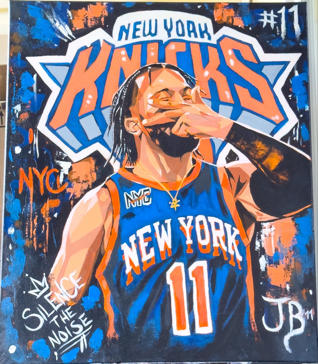 HidddenVision's tweet photo. Brunson got that old NYC energy.
No excuses. No fear. Just work. 🗽

#JalenBrunson #Knicks #Art https://t.co/zdelMk7Qfn