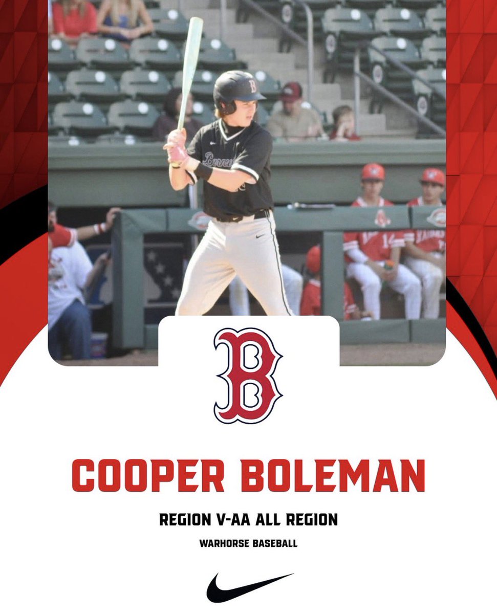 BwellBaseball's tweet photo. 🚨 2026 Region V-AA All Region🚨 

#HorsesBSB #PlayInMay ⚾️🐴 https://t.co/hJRTlv0kr0