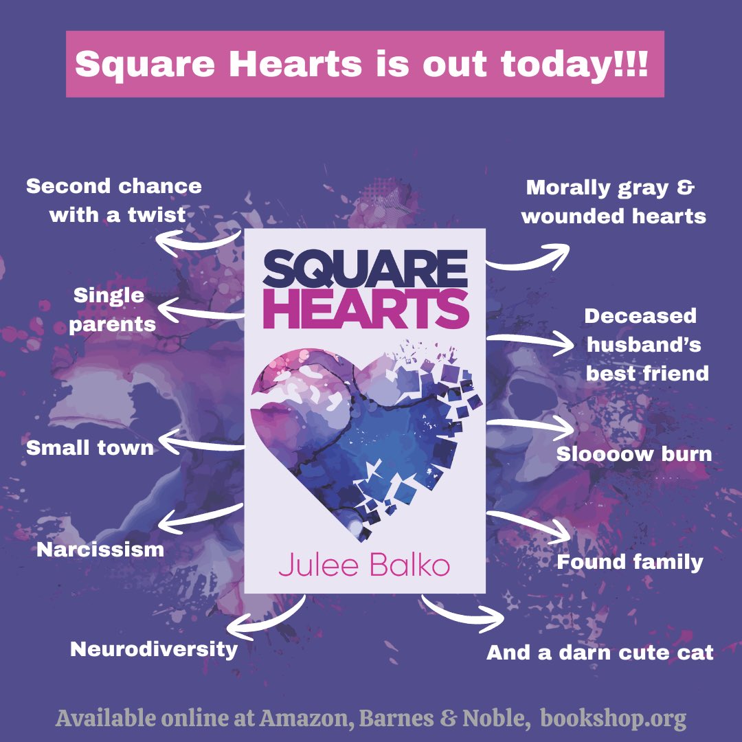 misplacedcomma2's tweet photo. Repost for a chance to win.

Small town romance. Big emotions. An emotional story of rebuilding your life after loss, forbidden longing, &amp; a love worth waiting for. Square Hearts is a second-chance romance with a twist - where the woman also falls back in love with herself, too. https://t.co/UP2GTGYXrq