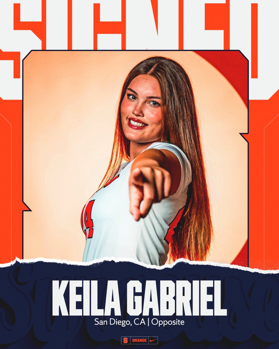 CuseVB's tweet photo. Welcome to 'Cuse Keila 🍊🤝 https://t.co/mjeo6RxaPc