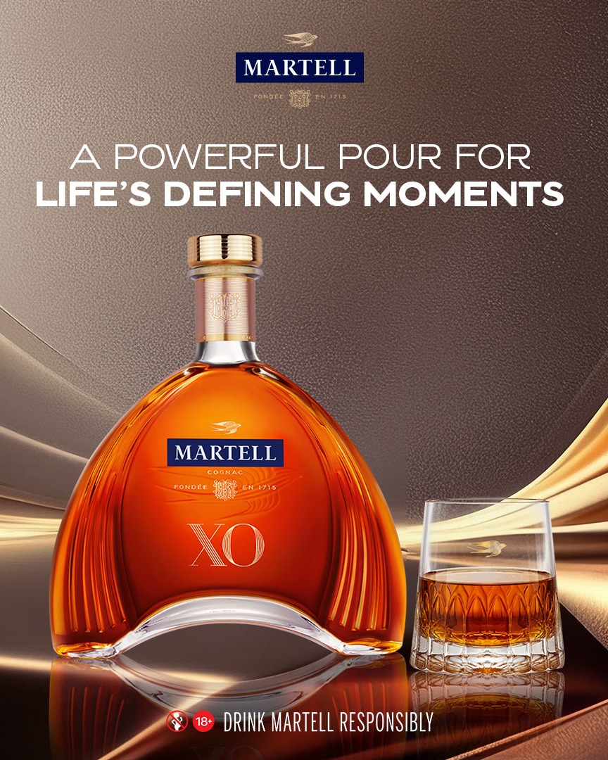 martellnigeria's tweet photo. Defined by Depth. Distinguished by character.
Martell XO is crafted for moments that leave a lasting Impression.
BeTheStandOutSwift  MartellNG
Shop the distinction of Martell XO today.