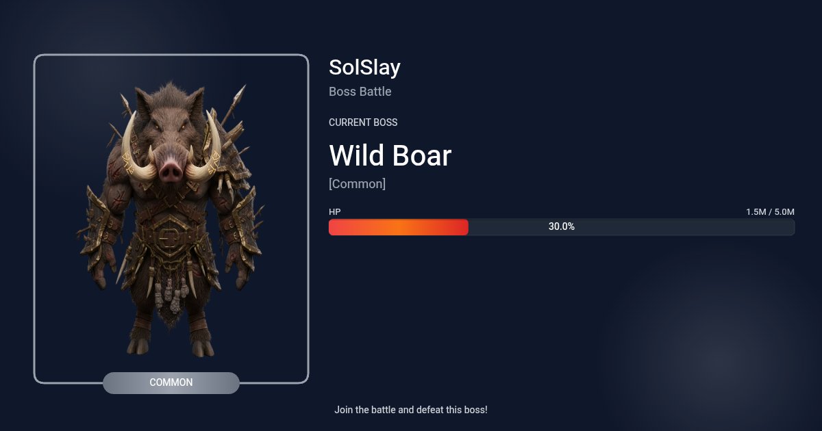SolSlay - Solana Game tweet media