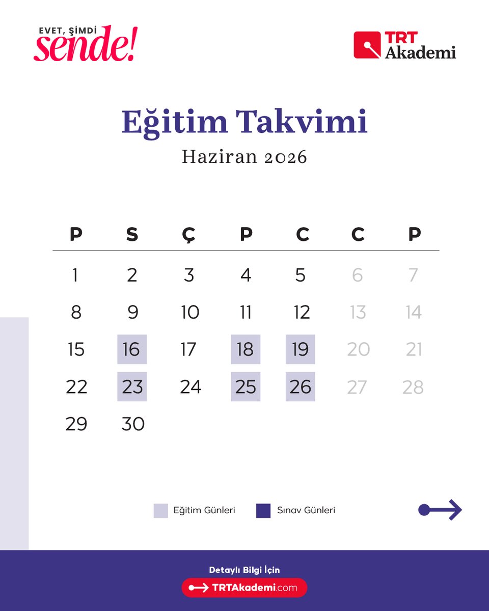 TRT Akademi tweet media