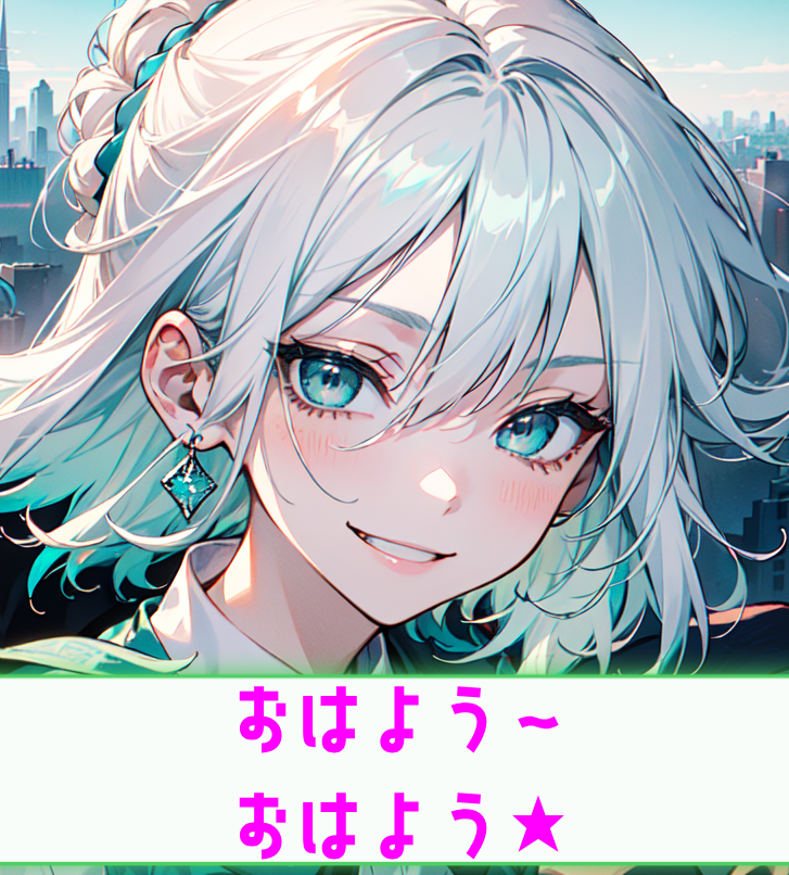 あいさつ革命】 おはよう☆ おはよう☆ 今日も自分なりの 輝きで