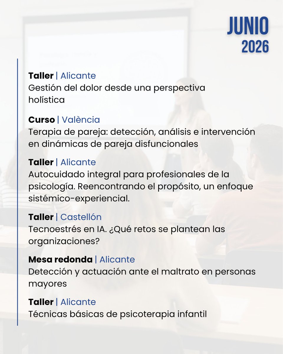 Col·legi Oficial Psicologia Comunitat Valenciana tweet media