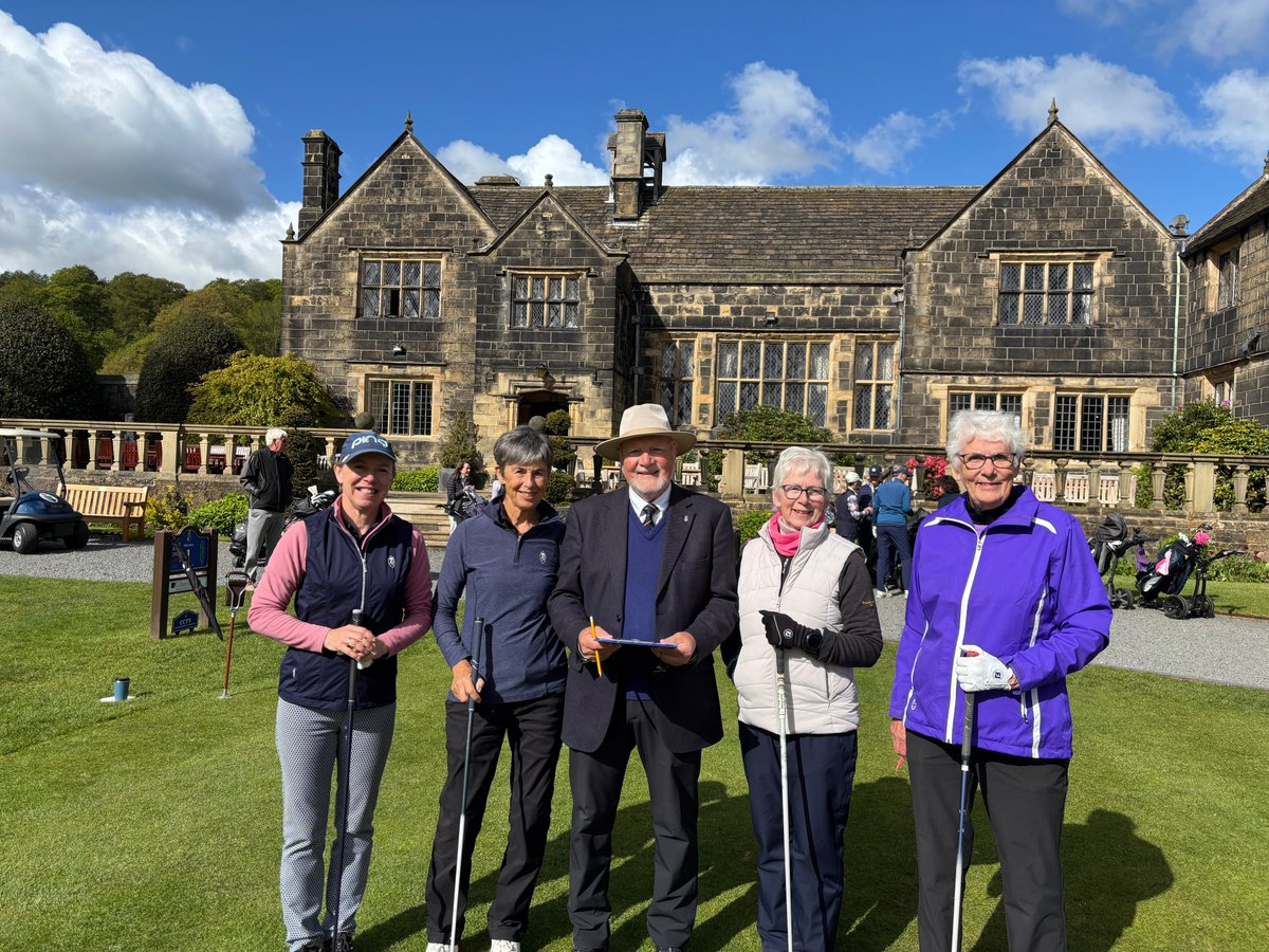 woodsomegolf's tweet photo. Today we welcome over 150 ladies to Woodsome playing in our Ladies Open. We hope you enjoy our 15th century hospitality. Take a look at all our Open events on our new website at https://t.co/ln4h2xy4bw

#YorkshireGolf #ladiesgolf #lpga #huddersfield #huddersfieldgolf https://t.co/pegikHCytk