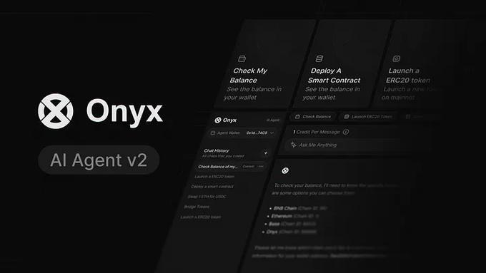 Onyx's tweet photo. Who's been using the AI Agent? What have you launched with $XCN? 🤖 https://t.co/32xNzHVYQz