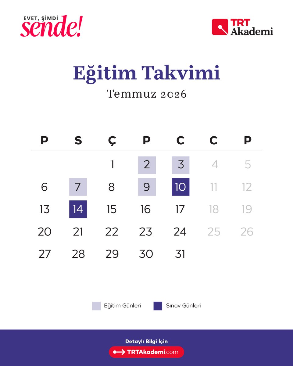 TRT Akademi tweet media