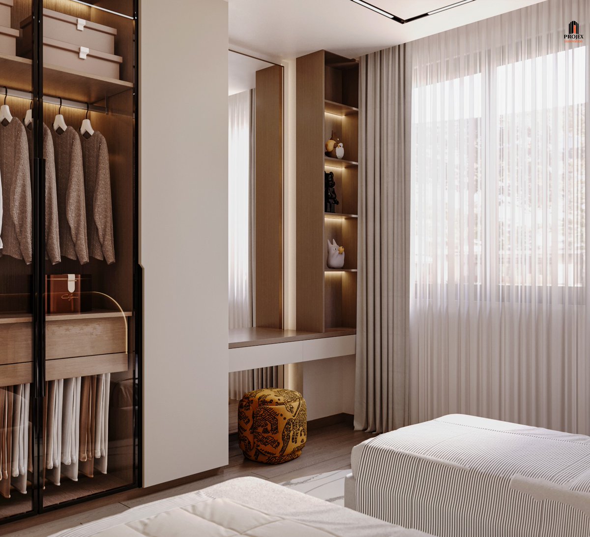 projex20's tweet photo. More than just a bedroom.. 
A balanced mix of comfort, functionality, and luxury design✨ 
Start your design journey with Projex Innovation today✨ 
DM us or call ☎️ 
01124444978
01143338886
01150305051

#projexinnovation #nouressam #interiors #interiordecor #DesignInspiration https://t.co/SjGInMUMjF