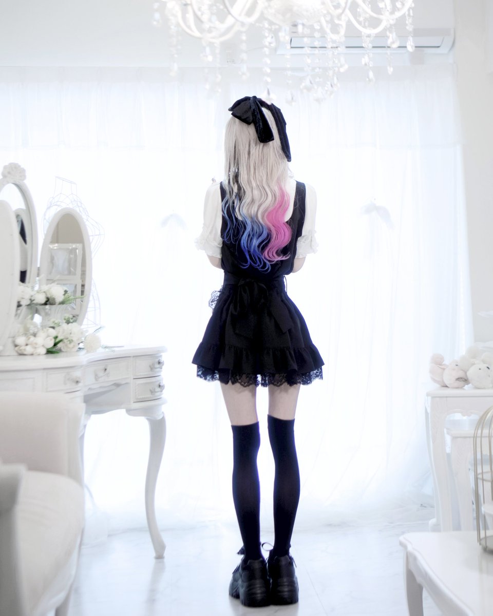 後ろ姿まで最高に可愛いです🫶🏻 全部のお洋服にM・L・LLサイズが