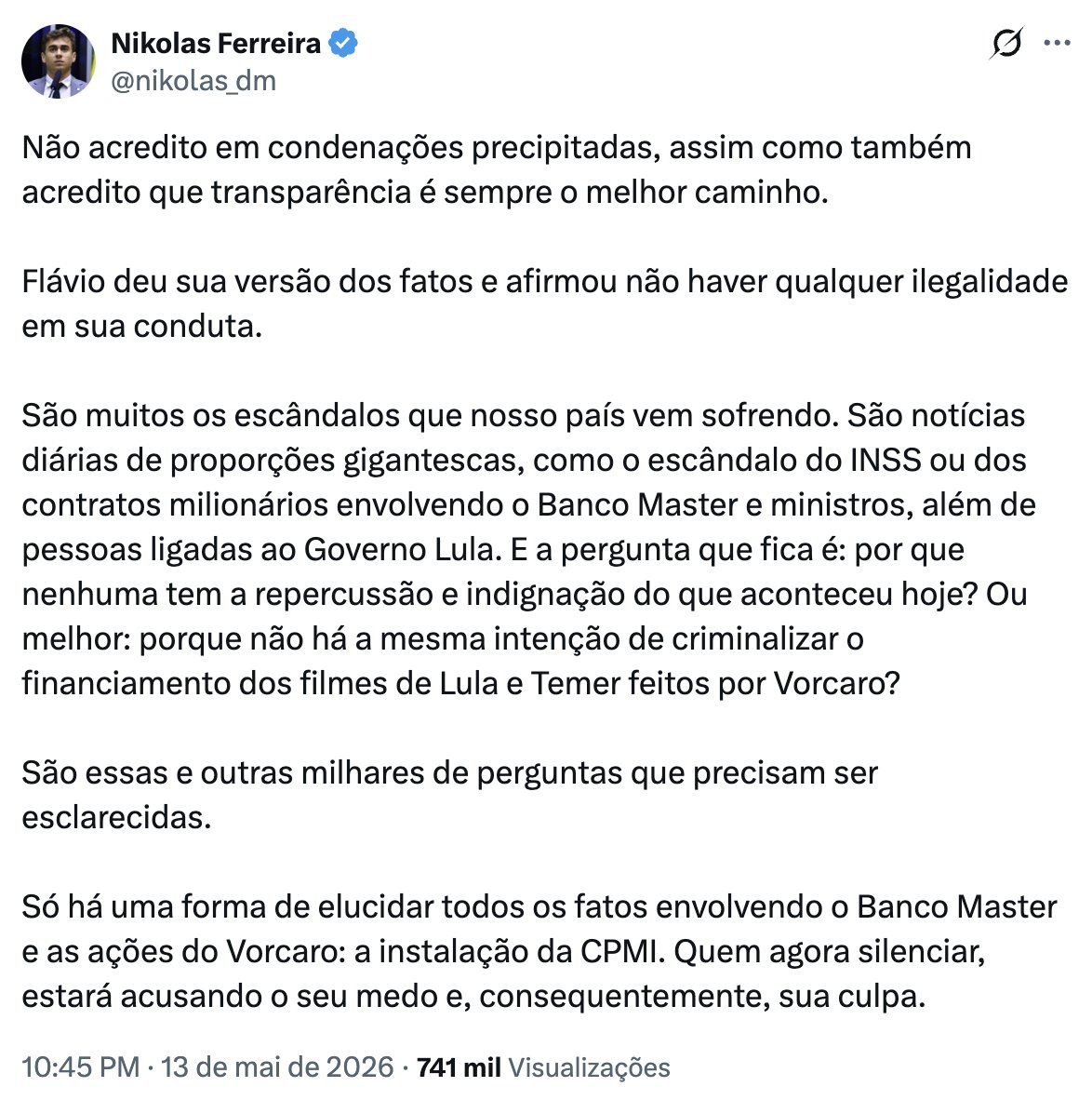 Rafael, um socialista de iPhone tweet media