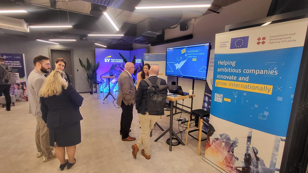 EEN_EU's tweet photo. 👥 Meet us at #DeepTechAtelier 2026 in Riga! 🇱🇻
@EEN_Latvia is on site to support startups and SMEs looking to grow internationally, find partners, and turn innovation into business opportunities.
If you’re attending, come say hello at the stand 👋 #EENCanHelp https://t.co/xv9ZtwRNsT