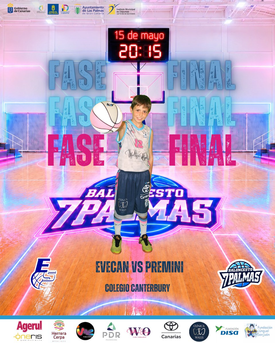 cb7palmas's tweet photo. Semana de puro baloncesto que vamos a vivir en 7 Palmas. Nuestros lobos comienzan la fase final con ganas de seguir soñando

🏆 Premini masculino - Fase Final - J1
📅 Viernes 15 de mayo
⏰ 20:15h
🆚 Evecan
🏟️ Colegio Canterbury 

#SienteElAullido https://t.co/QHq8vJA5eV