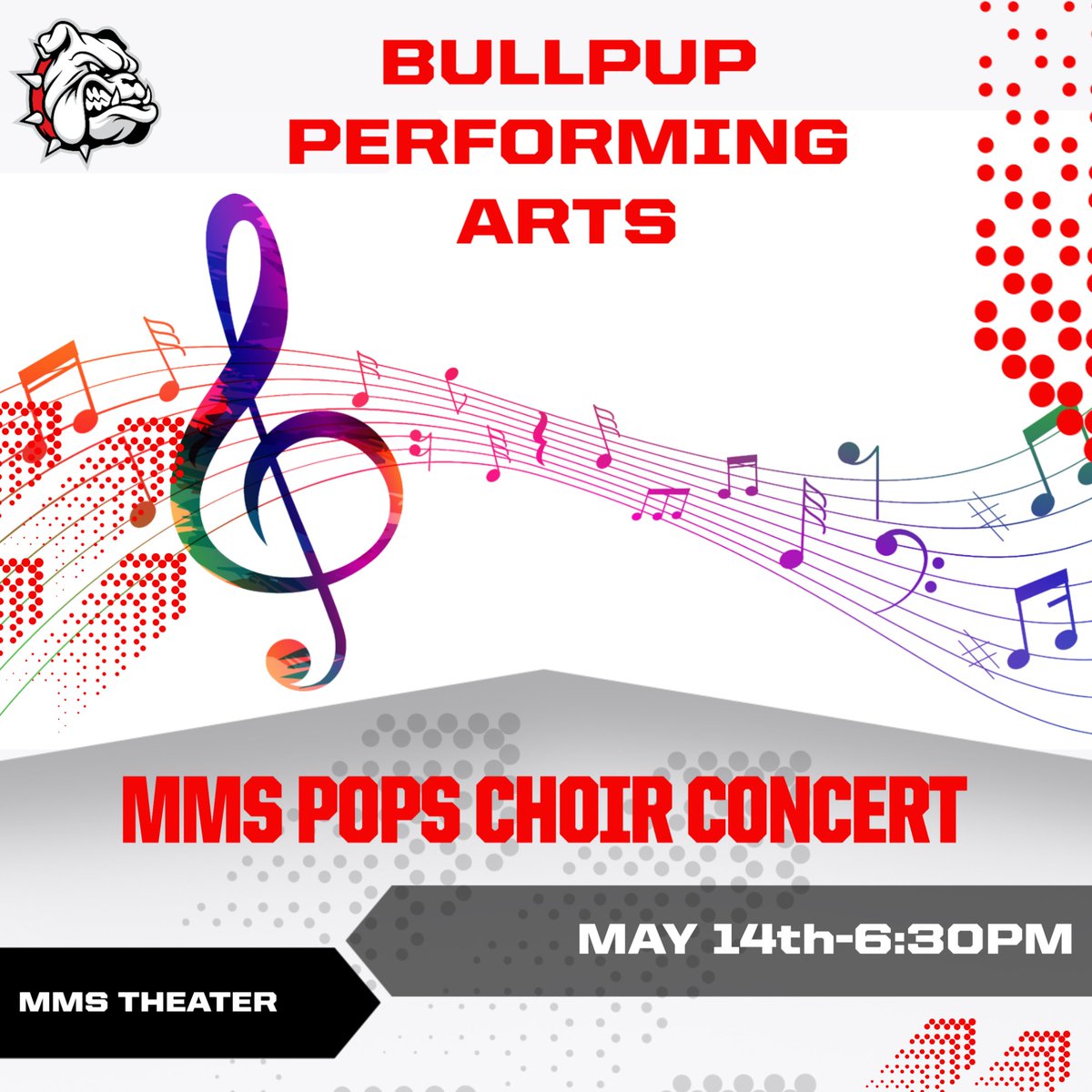 MacMiddlePups's tweet photo. The MMS Pops Choir performs the last concert of the school year tonight!  Come out an enjoy! #bullpupnation https://t.co/YIuYztcym1