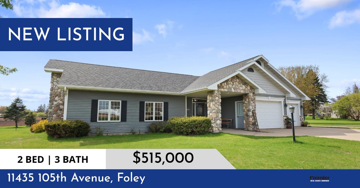 JQhomes's tweet photo. 📍 New Listing 📍 Take a look at this fantastic new property that just hit the market located at 11435 105th Avenue in Foley. Reach out here or at (320) 980-1022 for more information https://t.co/TVogbSUwRd https://t.co/F3ZDodm2oj