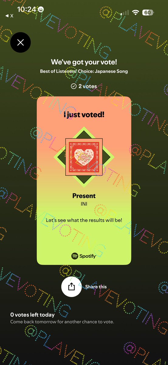 PLAVE Voting Log tweet media