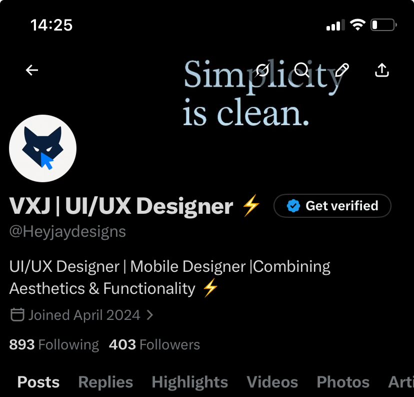 VXJ | UI/UX Designer ⚡️ tweet media