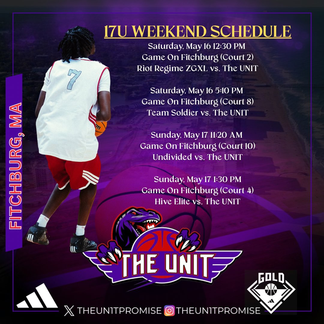 CoachBudDaniel's tweet photo. First live period wknd for our squads, The UN1TED will be @3StripesGOLD in Rockround, Tx while The UN1T will be @ZeroGravityBB in Fitchburg, Ma. Here’s our schedule for 17U squads! 

@TheUn1TPromise @CoachQUn1t @sedwacko @CoachMarc86 

#UN1TED #WEARETHEUN1T #Buffalokids https://t.co/C5UEmoRUAv