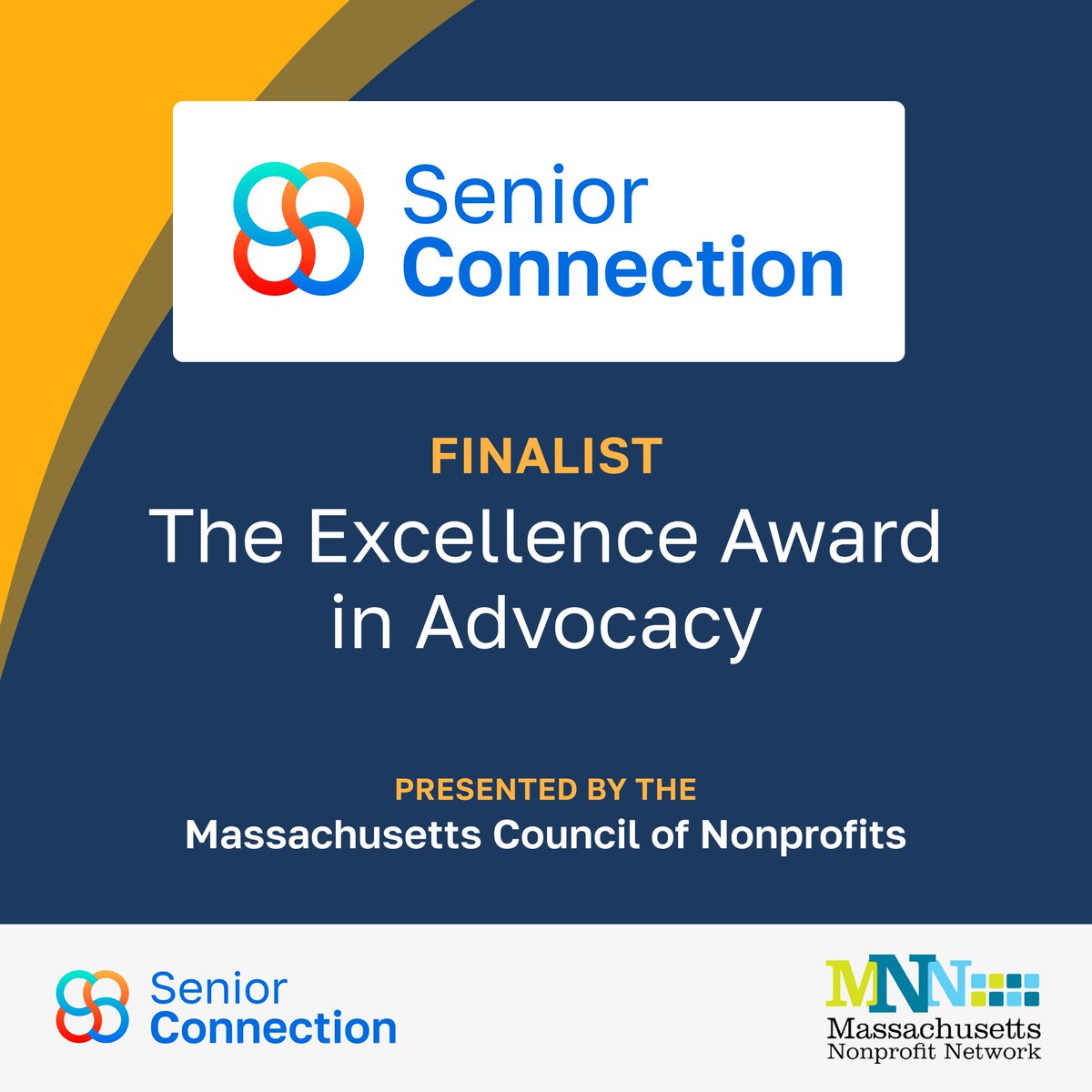 MASrConnection's tweet photo. We’re honored to be named a finalist for The Excellence Award in Advocacy from the @macouncilnps, recognizing nonprofit organizations whose work has driven meaningful progress on key public policy issues over the past several years. Congratulations to the other finalists! https://t.co/V1zdUyZZ7n