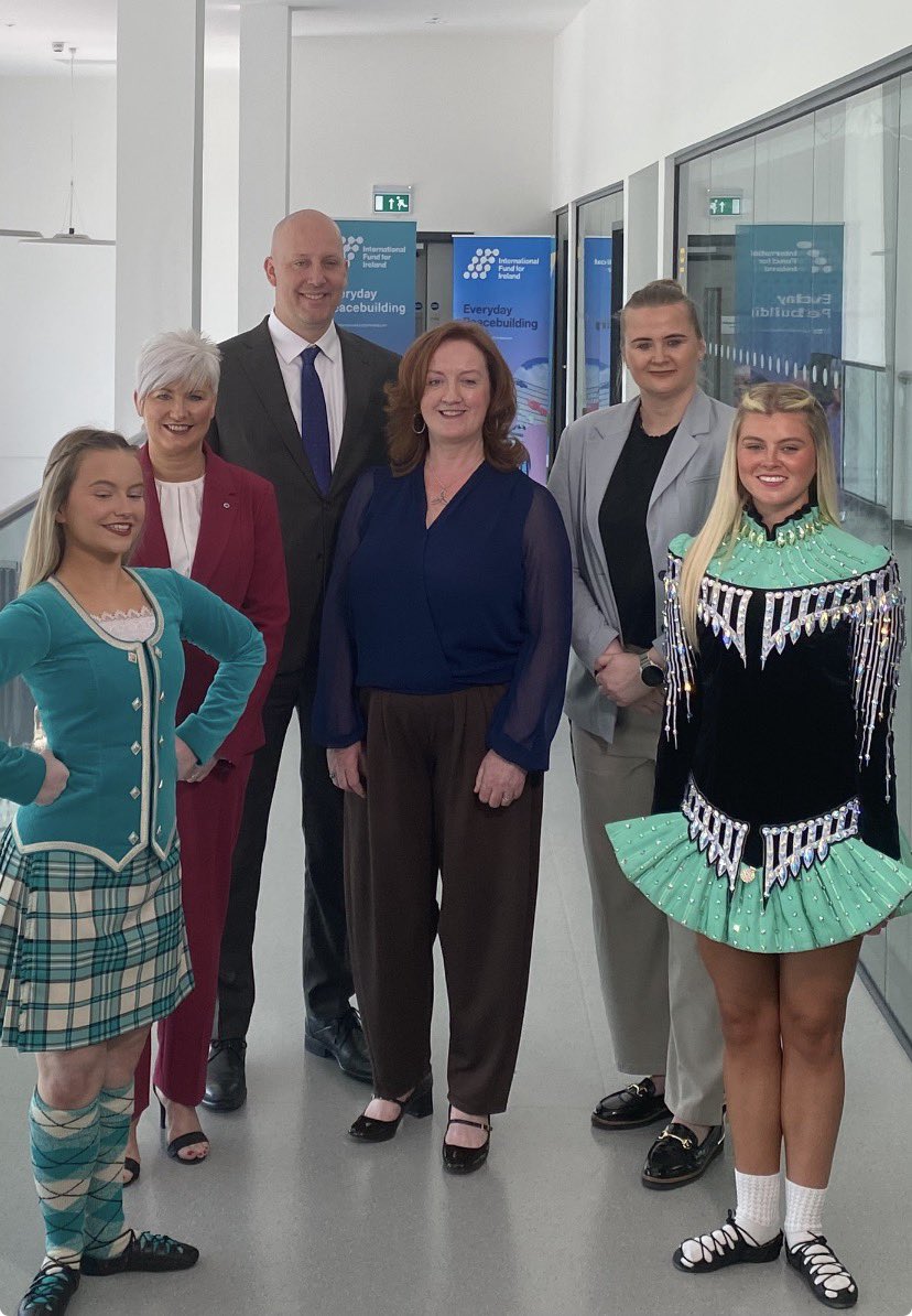 USAinNI's tweet photo. Honored to join @niexecutive Junior Ministers @aislingreillysf &amp; @Joanne_Bunting at the phenomenal @BlackMountainss to celebrate the 40th birthday of the @FundforIreland.  Fitting tribute to the unsung heroes of NI’s political, social &amp; economic progress! #IFI40 https://t.co/HA3WGzw3zY