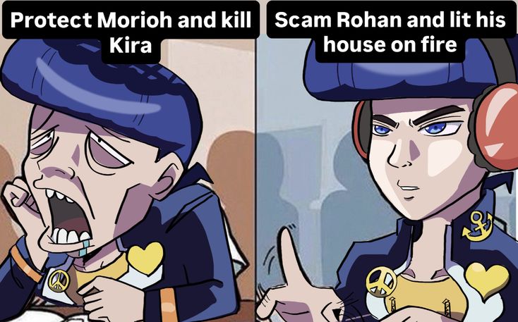Cursed JoJo tweet media