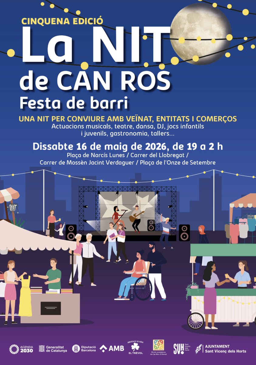 medihabitat's tweet photo. 📍Aquest dissabte de 18:30h a 23h estarem presents a la Carpa de Mediació de la Nit de Can Ros de Sant Vicenç dels Horts a la plaça Narcís Lunes. 
Un espai on dinamitzarem activitats de gestió de conflictes per a totes les edats i donarem a conèixer el servei. Apropa-t'hi! https://t.co/Z96MbYR8gH