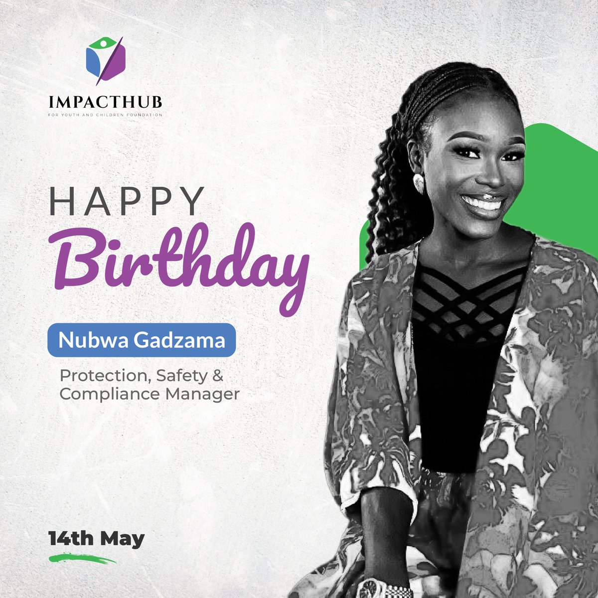 Impacthub_f's tweet photo. Happy Birthday to our amazing Protection ,Safety and Compliance Manager at Impact Hub Foundation.
Thank you for your dedication to creating a safe, supportive, and impactful environment for everyone we serve.
Wishing you joy, growth, and endless fulfillment in this new year. https://t.co/gzxwsA7hzb