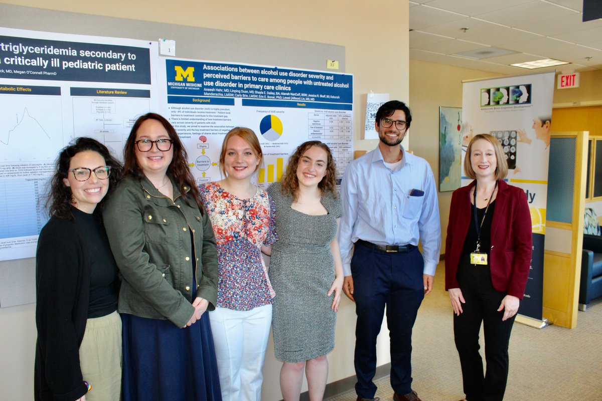 AddictionCareMI's tweet photo. What an incredible day at the 36th Annual Albert J. Silverman Research Conference! Our teams crushed their poster presentations, showcasing creativity, innovation, and impact in SUD research. So proud of this talented group! 🌟👏 https://t.co/HZ84tXjkdd