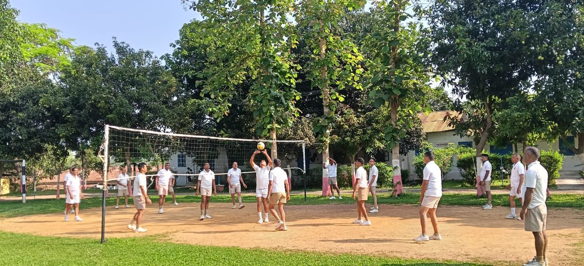 173Bn's tweet photo. "Games make you fit and fine." 173 Bn CRPF https://t.co/1YATU51x6P