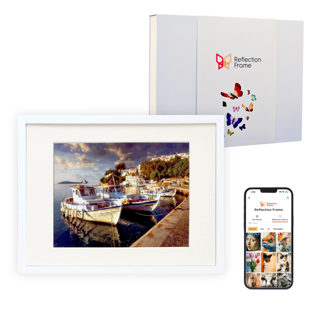 trends_place's tweet photo. 📡 Tap to change your wall art.
The Reflection Frame is an innovative NFC Digital Frame with a colorful E-ink display.
👉 See it in “9 Smart E-Ink Frames For Your Wall” - https://t.co/myB4GDhYpe
#MinimalTech #HomeDecor #SmartHome https://t.co/e9Joisxbb4