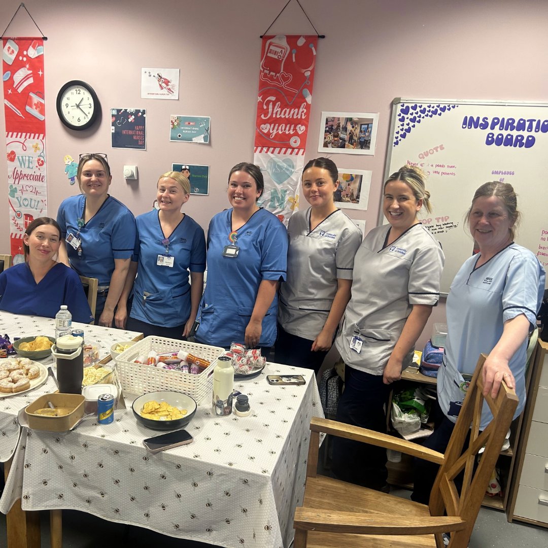 nhsfife's tweet photo. Here are some photos from the team on our children’s ward, celebrating International Nurses Day earlier this week 💙 https://t.co/cUnmls0p4m