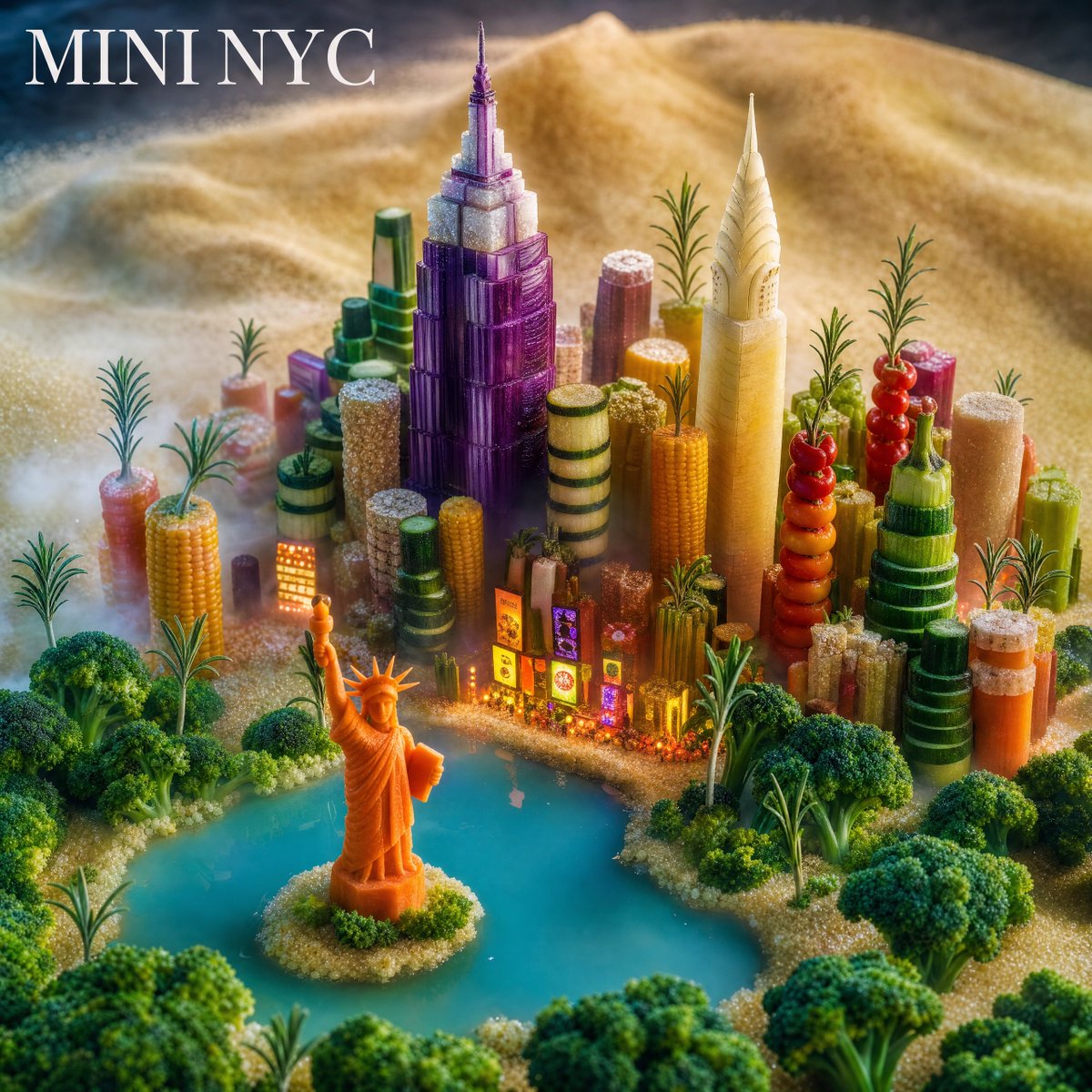 Mini NYC Food Landscape