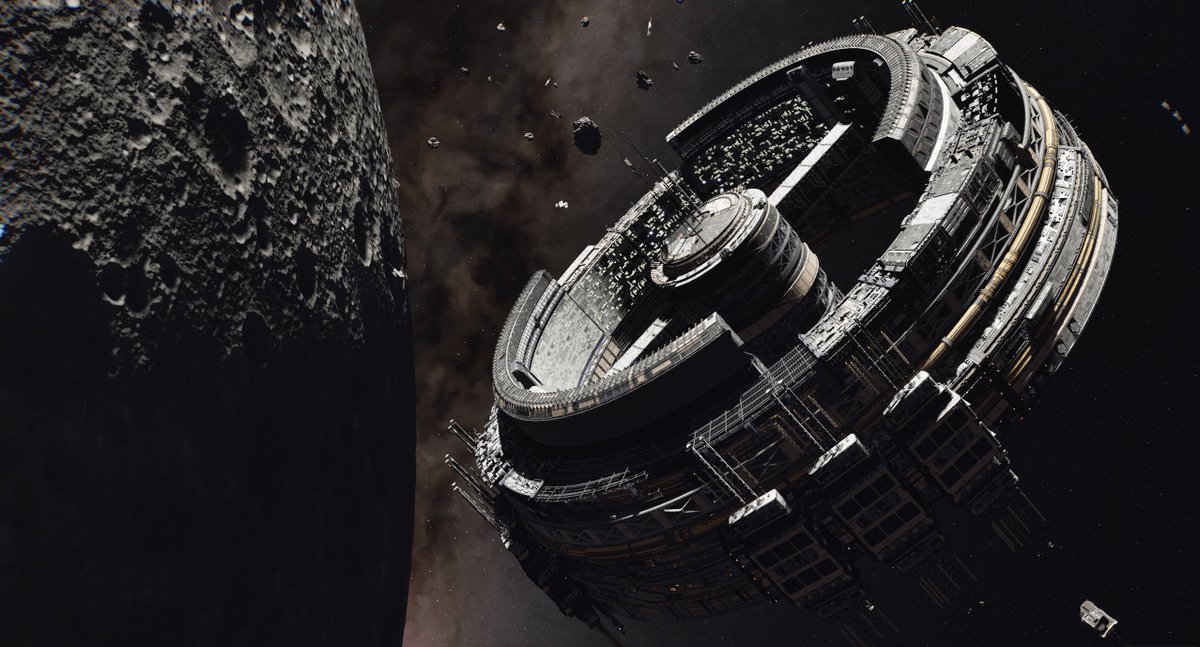VerseProjectSG's tweet photo. When we started Verse Project, we wanted to build something different from the usual space sim. No magical hyperdrives, no distant fantasy galaxies. Just our Solar System in the 22nd century, and the brutal reality of expanding into it.

We aim for hard sci-fi. While we obviously have to make a few game design compromises, we base our tech and mechanics on real-world physics. There are no energy shields here. Earth is blocked off by a massive Kessler syndrome debris field. Space stations are built around actual Lagrange points - the unstable ones require constant fuel to maintain orbit, while the stable ones naturally gather debris for scavenging.

The real challenge in the game isn't just combat. It's logistics, managing energy deficits, and weighing cargo mass against safety. You can’t build interplanetary infrastructure alone, which is why the game heavily rewards cooperation. Surviving space is a massive collective effort, and that's the exact feeling we want to capture. 
#SpaceSim #IndieGames #SpaceEngineers #SpaceGame #VerseProject #RealisticSciFi