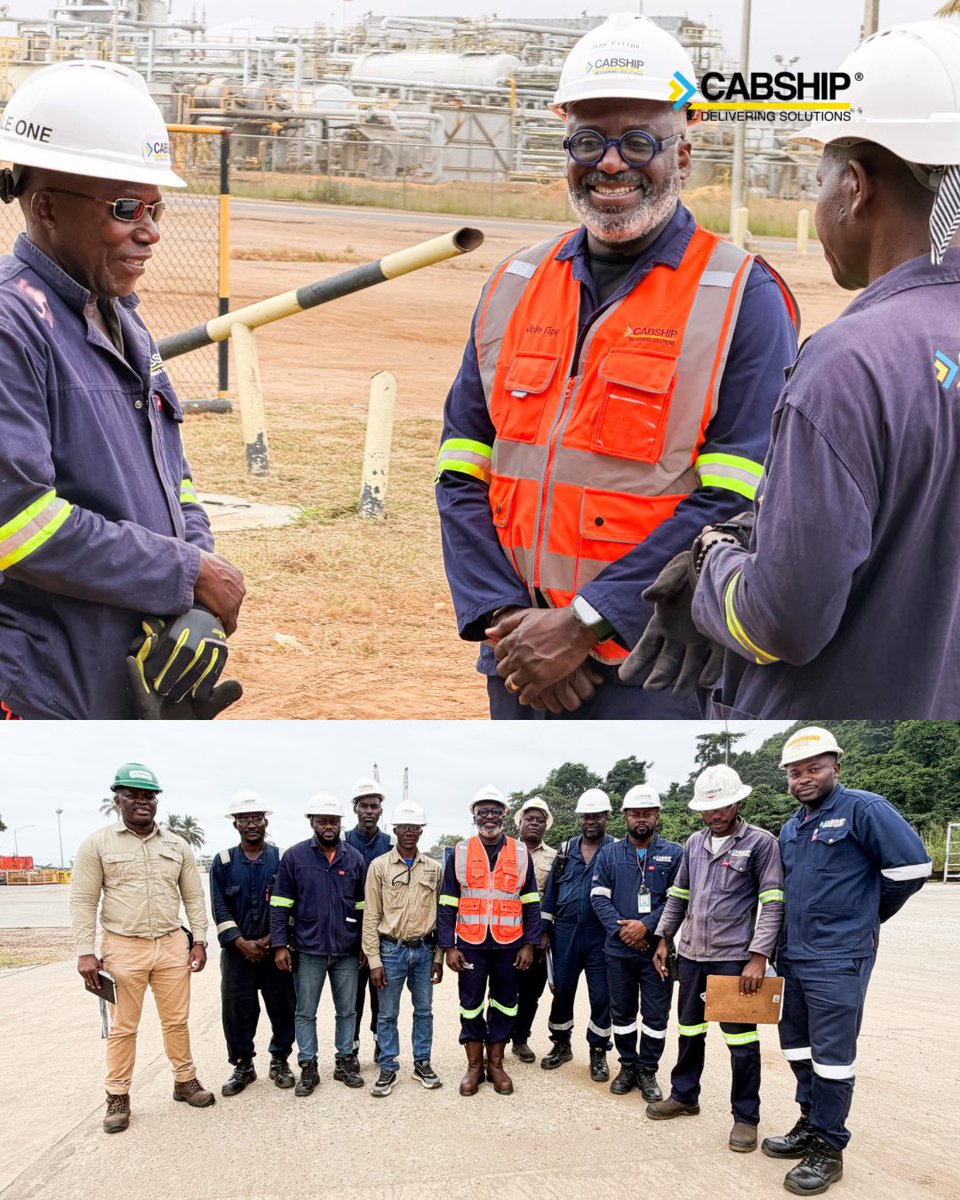 CABSHIP1's tweet photo. No último fim-de-semana, o “Founder & CEO” da CABSHIP, João Filipe, efectuou uma visita de trabalho às operações da empresa em Cabinda.

Durante a deslocação, visitou igualmente a Cerâmica de Sassazau — um projecto que representa o nosso ensaio na indústria transformadora e reforça a visão de diversificação e crescimento sustentável da CABSHIP.

A visita teve como principal objectivo reforçar o compromisso com a segurança, valorizar as pessoas e impulsionar os negócios.

Ao longo da jornada, João Filipe percorreu diversas áreas de actuação da empresa, manteve encontros com colaboradores e reuniu com o cliente, num ambiente marcado pela proximidade, alinhamento estratégico e espírito de equipa.

A agenda terminou com um encontro dedicado aos colaboradores seleccionados para o Programa de Mentoria do CEO, uma iniciativa com duração de seis meses, criada para identificar, desenvolver e preparar os futuros líderes da CABSHIP.

A propósito da visita, João Filipe destacou:

“17 anos depois, continuamos a construir uma CABSHIP virada para o futuro, assente no optimismo, na confiança e naquilo que juntos estamos a edificar.”

Na CABSHIP, acreditamos que o crescimento sustentável começa nas pessoas, fortalece-se com segurança e concretiza-se com visão de longo prazo.

#cabship #oilandgasindustry #humancapital