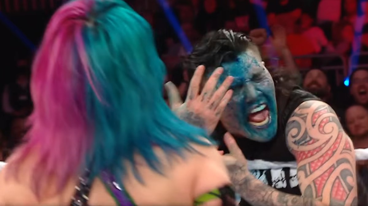 WrestleTalk_TV's tweet photo. WWE has shared a playlist of "Forgotten Asuka Moments"

- Misting Dominik Mysterio on Raw in December 2022

- Throwing Jeff Hardy out of the ring after the 18-person mixed tag team match on SmackDown in April 2019

- Attacking The Miz and ditching him during the December 2018 Mixed Match Challenge SmackDown final against R-Truth and Carmella

- Saving Bianca Belair from Chelsea Green and Carmella on Raw in March 2023

- Vibing to Nia Jax's theme song on Raw in May 2020

- Choosing to face Charlotte Flair at WrestleMania 34

- Dancing at WWE HQ in the 2020 Money in the Bank ladder match

- Disguising herself as a trainer before misting Alexa Bliss and Charlotte Flair in November 2025

- Chopping The Miz after they beat Jimmy Uso and Naomi in the 2018 Mixed Match Challenge SmackDown semi-final

- Flicking Becky Lynch's nose on Raw in April 2022