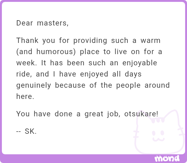 bniscuits's tweet photo. Untuk Yuno Gasai katanya you're somewhat different.

Buat masters lagi, terima kasih kembali SK!

Eiden dan Wanderer dapet cerpen dari SK 😭 https://t.co/j7yBOFpOcb