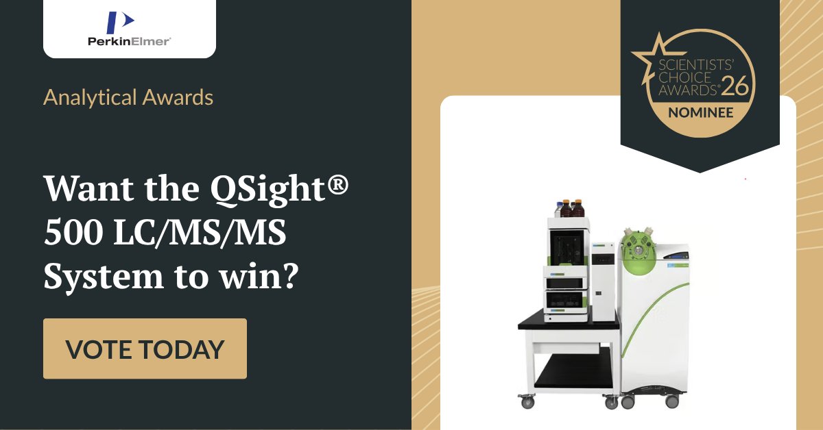 AppliedMarkets's tweet photo. The QSight® 500 LC/MS/MS System was built to help users push through real‑world analytical challenges with confidence and consistency. That impact has earned it a nomination for Best New Analytical Science Product 

Share your experience and vote here - https://t.co/EjqAuUZacb https://t.co/SwxKrp8eNw