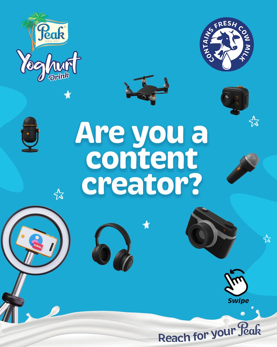 PeakYoghurt's tweet photo. Hey campus stars! Are you a student or a content creator? 

Peak Yoghurt is bringing the reFRESHing vibes to your campus! 

Enjoy games, music, fun activities, and a stage to show what you’ve got as you connect and create amazing contents.

Click the link in our bio to register!‌ https://t.co/FbCh73l6B5