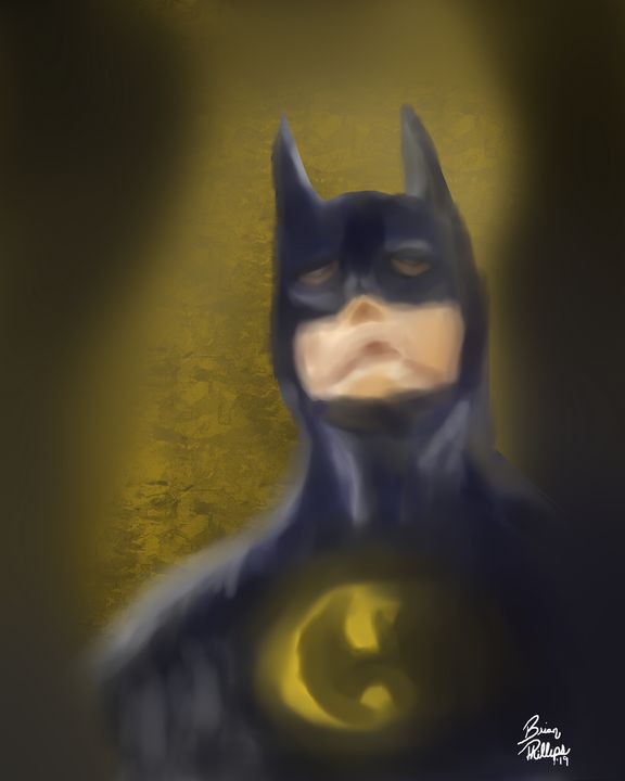 Copperhead2584's tweet photo. Art of the Day! "I'm Batman". Buy at: https://t.co/7tCBuHoyRV https://t.co/F120zvPFVm