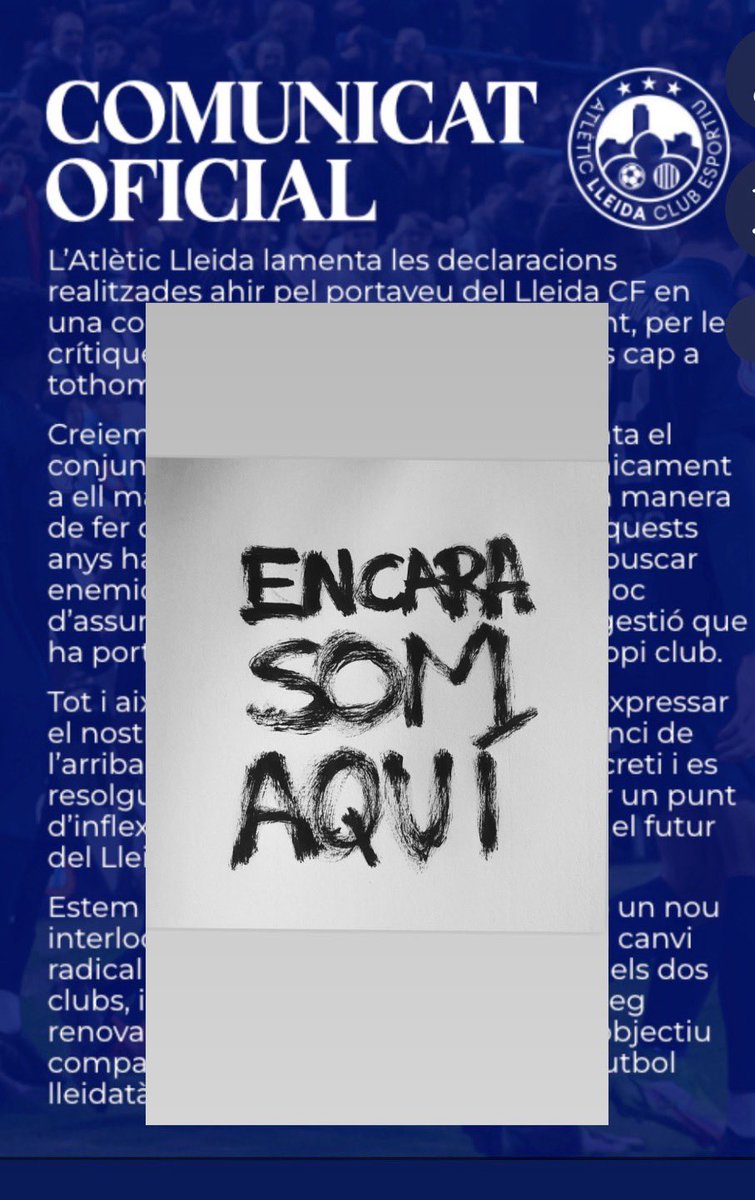 jasapsquehandit's tweet photo. Aquets #CACICS del @atletic_lleida i alguns del @flleida es pensen que marcaran el ritme “INOCENTS”🤦

Perquè el “INVERSOR” està al corrent de com funcioneu, observant el CACIQUISME, els ALTAVEUS i PALMEROS de #LLEIDA i si te algun dubte ja sabeu a qui pregunta del @LleidaCF 😜😘 https://t.co/vWYpMkZrKW